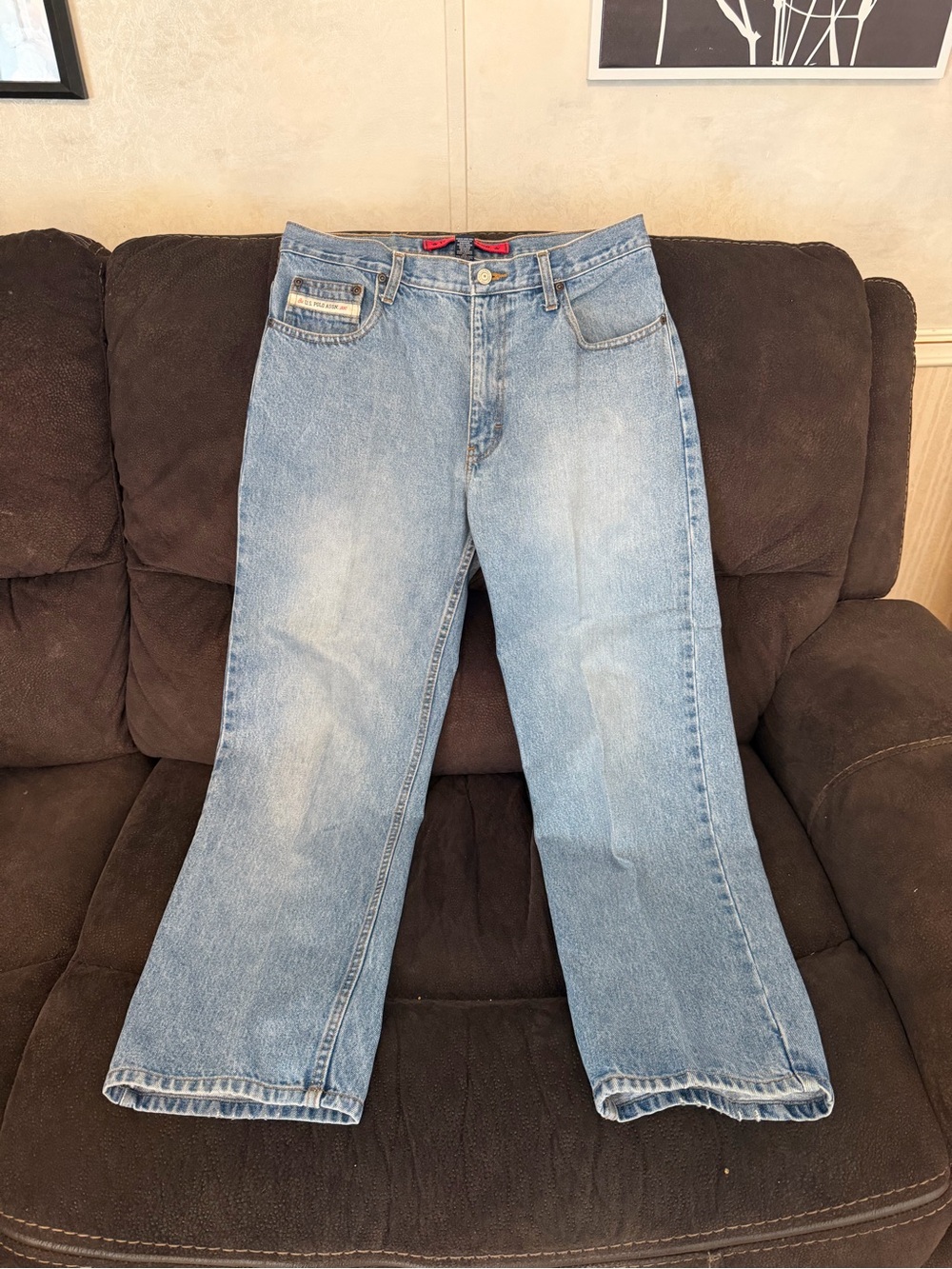 Vintage Y2K Americana Polo Jeans 32X30